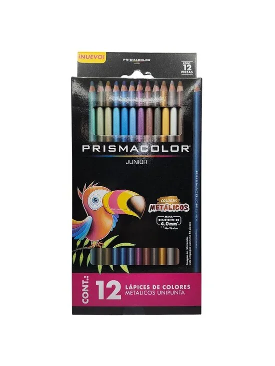 Prismacolor Junior Metallic Colored Pencils Set Of 12
