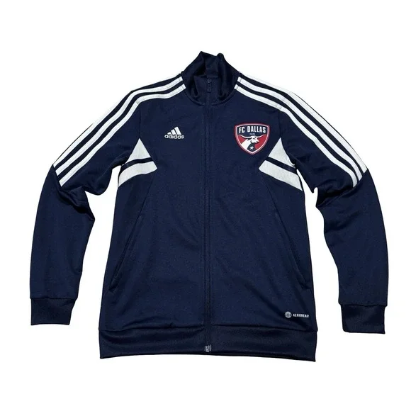 Adidas Youth Boys‎ FC Dallas Track Jacket Size Medium 16 x 24
