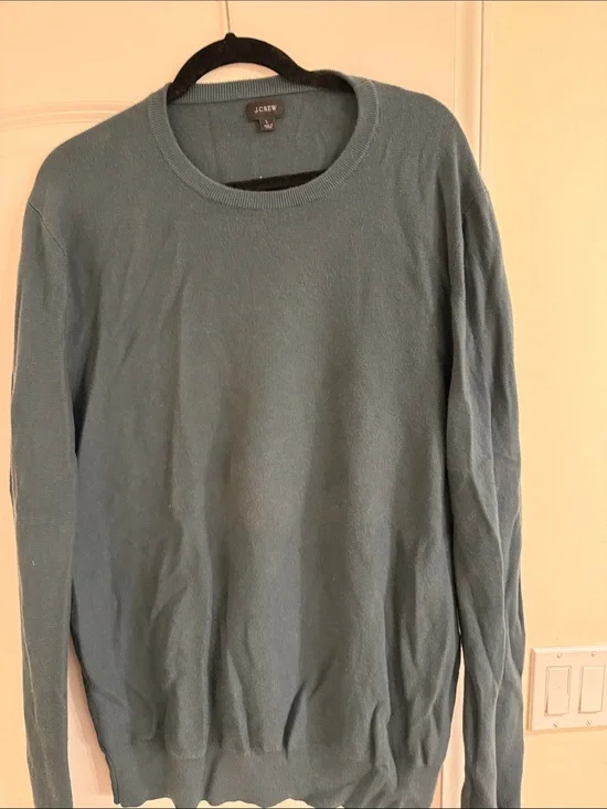 J. Crew Men’s Dusty Blue Crewneck Sweater