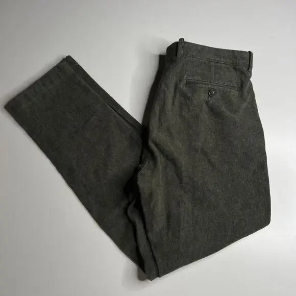 J.Crew Stretch Dress Pants Men W34 L32‎ Gray Slim Straight Trousers Classic Fit