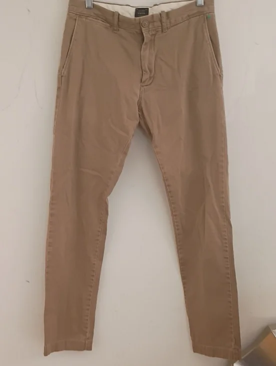 J. Crew Men's Chino Pants in Khaki