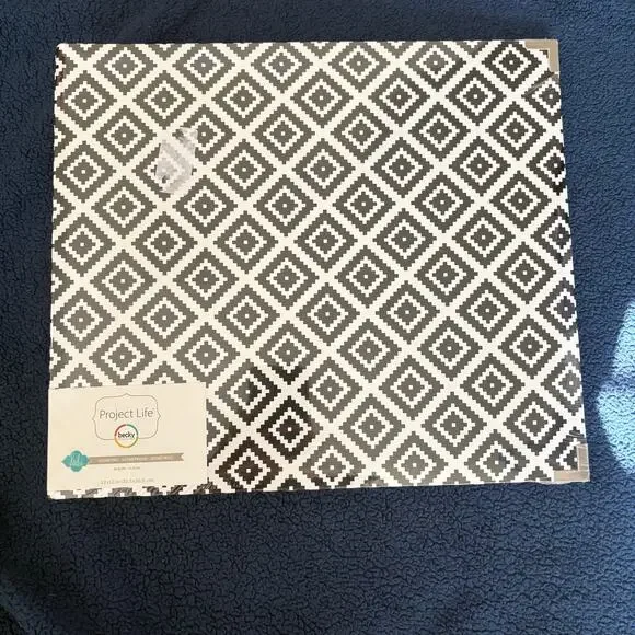 Project Life Heidi Swapp Geometric 12x12 Scrapbook Album D-Ring New Sealed