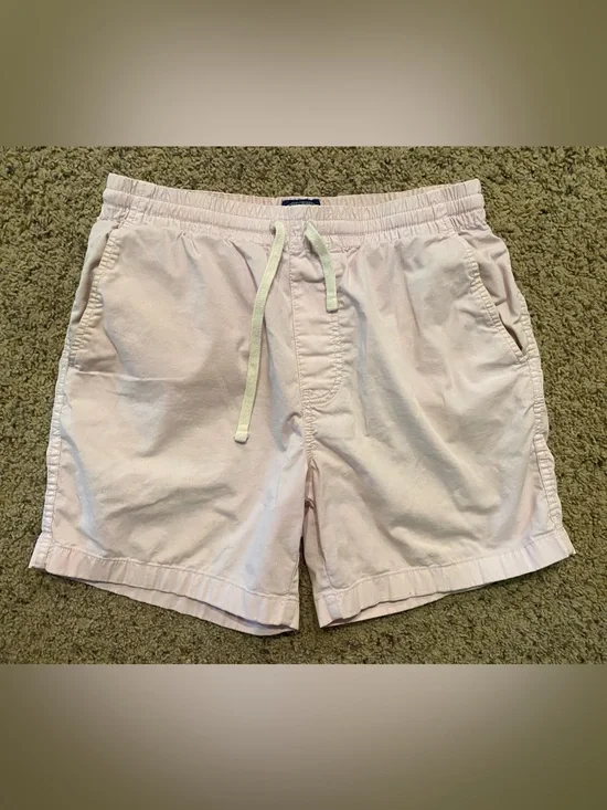 J Crew Mens small Fair Trade light pink dock shorts