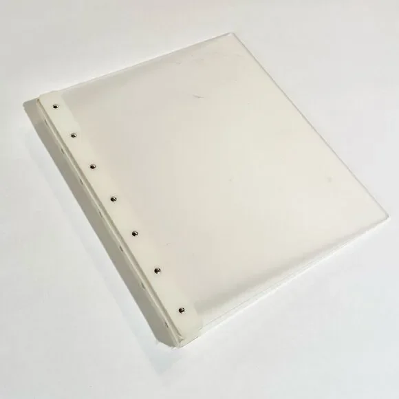 Case envy modern acrylic three ring binder
