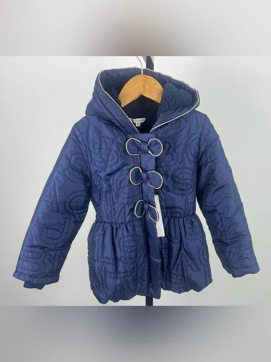 Marc Jacobs Girls Puffer Coat/Jacket, Navy, Size 5