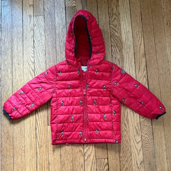 Gap x Disney Mickey Puffer Jacket - Size 4