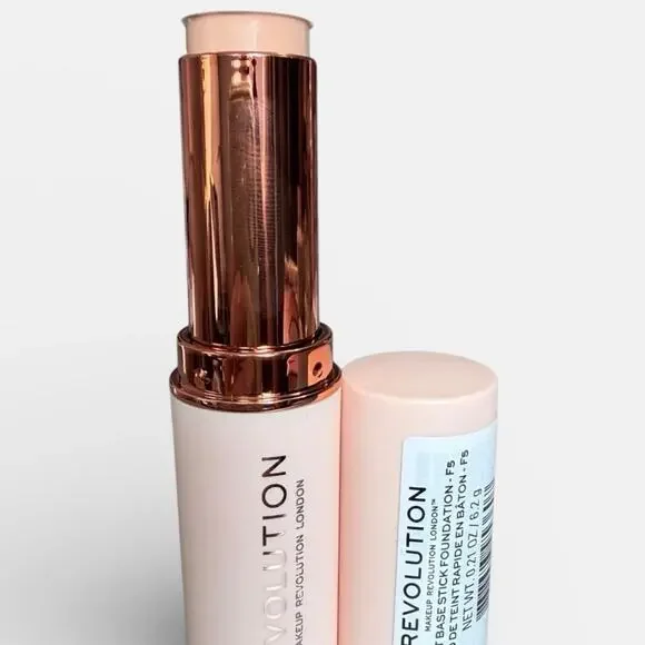 Makeup Revolution Fast Base Stick Foundation F5 NWT