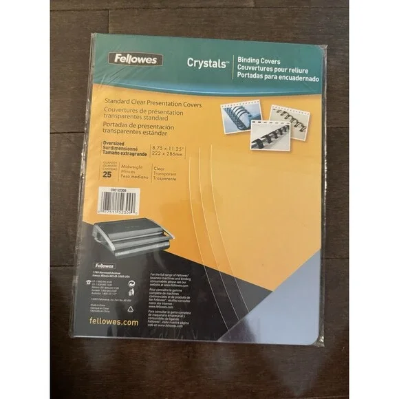 Crystals™ Clear PVC Covers - Oversize, 25 pack