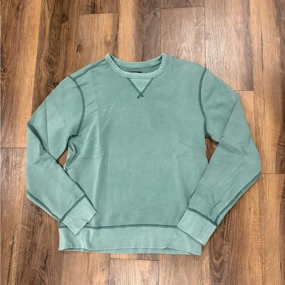 J. Crew Men's Green Crewneck Sweater