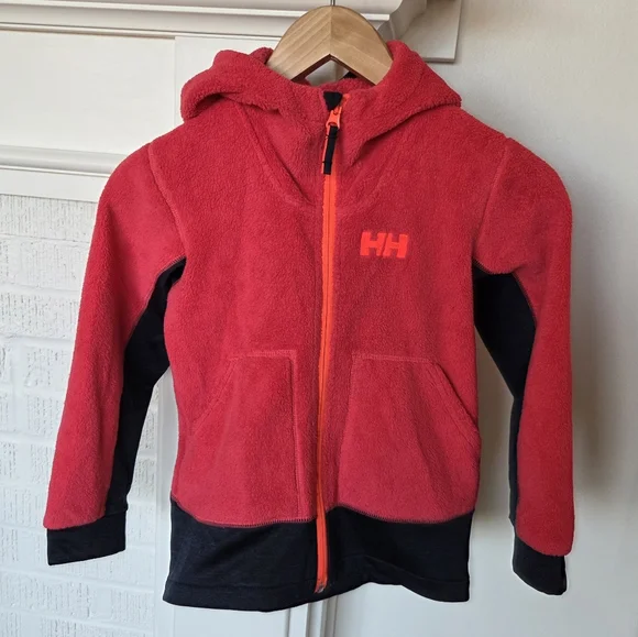 Helly Hansen Pink Fleece Zip Up Hoodie Kids Size 134/9 US 8/10