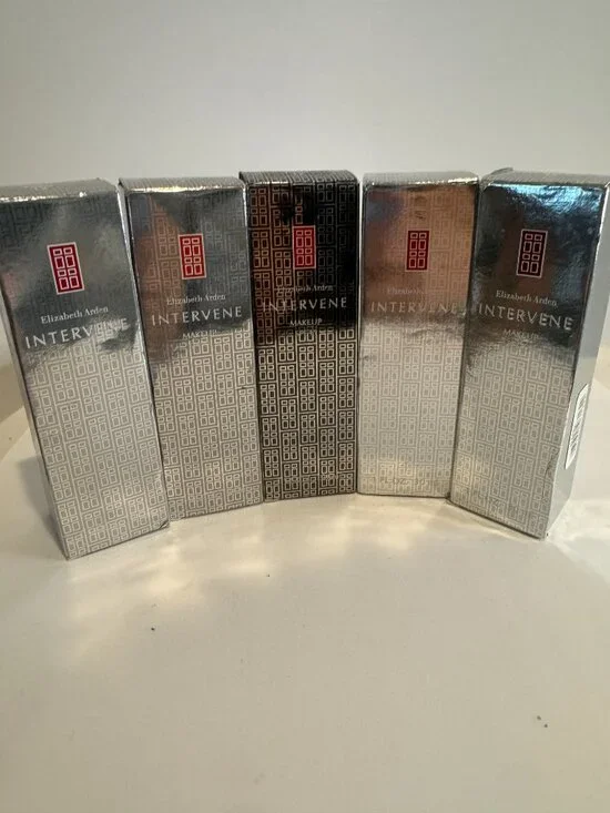 Elizabeth Arden Intervene Makeup foundation Soft Toast 12 SPF 15 Brand new 5 box
