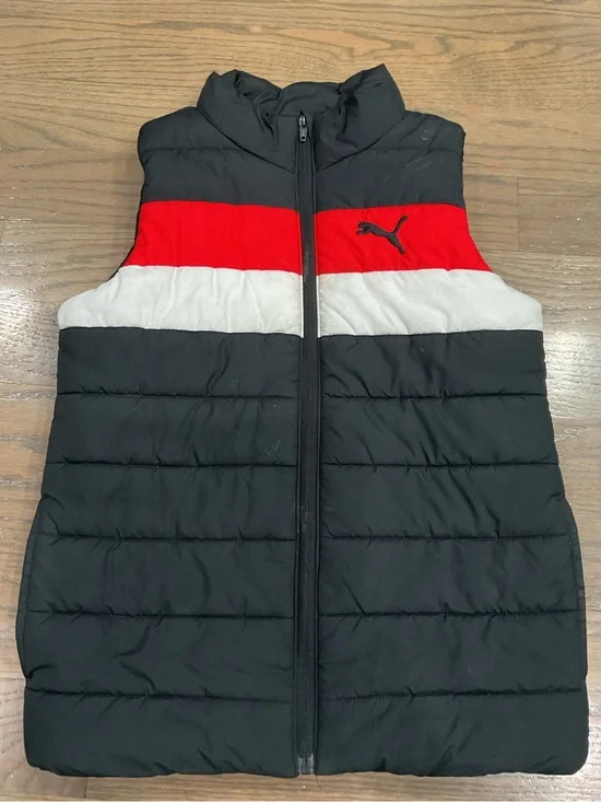 PUMA Boys Puffer Vest Size M (10/12) Like New