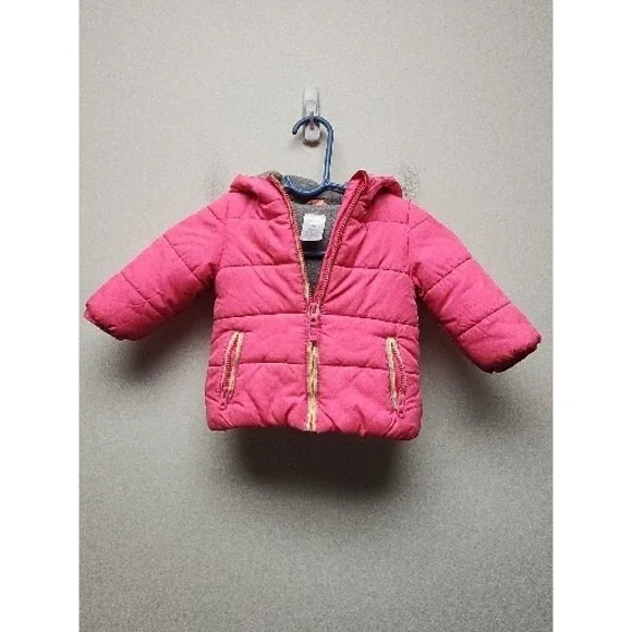 Carter's‎ Toddler Girls Hooded Puffer Jacket Pink 12 Months