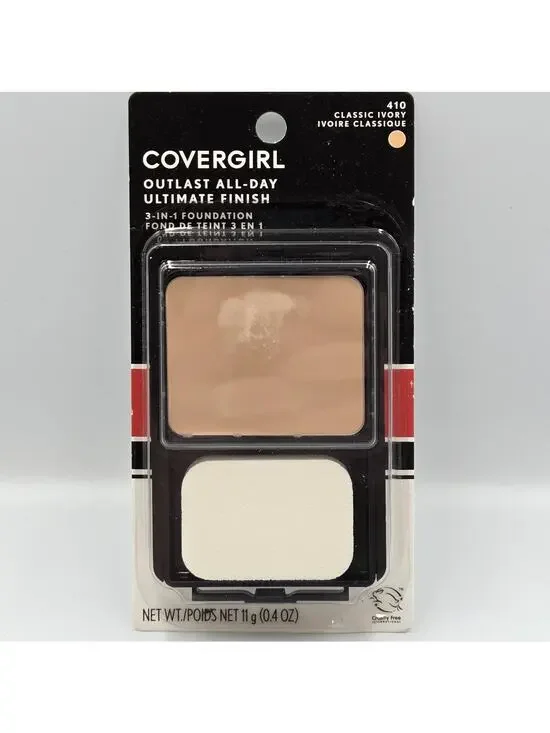 Covergirl‎ Outlast All Day Ultimate Finish 3-n-1 Foundation #410 Classic Ivory