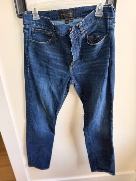 J. Crew Slim Dark Blue Stretch Denim Jeans
