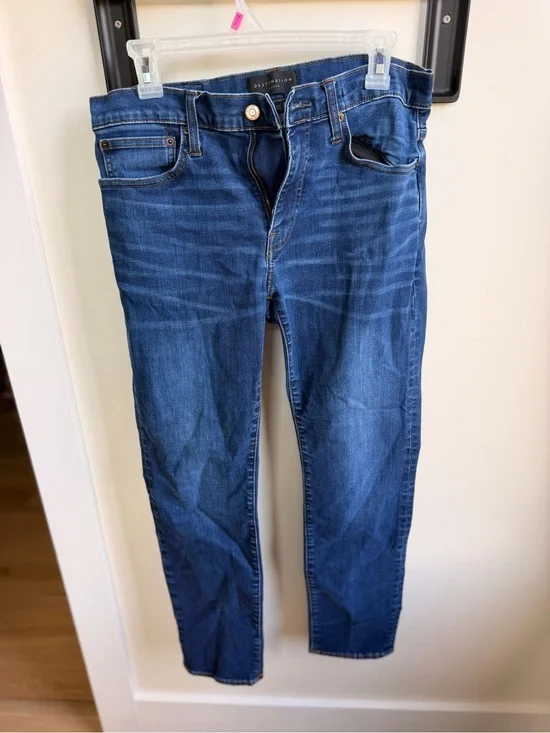 J. Crew Slim Men's Jeans in Dark Blue Denim