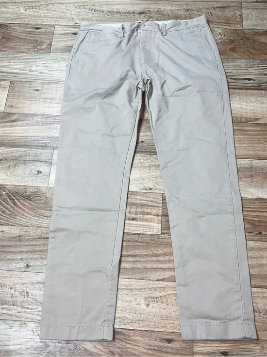 J Crew Men Pants 34x31 Oarsman Khaki Chino Always 484 Slim Preppy Casual Formal