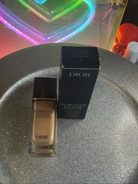 Dior Forever Glow Star Filter Foundation - Warm Beige / Gold Cap