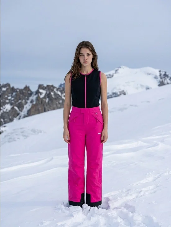 Arctix Black & Fuchsia Kids Wide Leg Ski Jacket-Style Pants