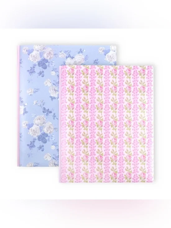 🩷💙🎯 LoveShackFancy x Target - Yoobi 2pk Poly Prong Folders
