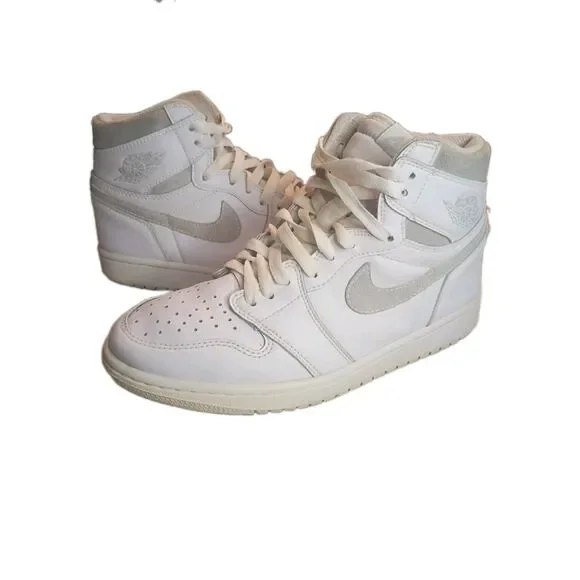 Air Jordan 1 High ’85 “Neutral Grey” Men’s Size 8  Sneakers BQ4422‑100