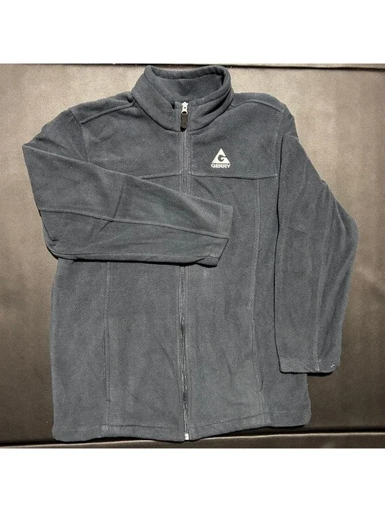 Gerry Black Fleece Full Zip Jacket Kids Large