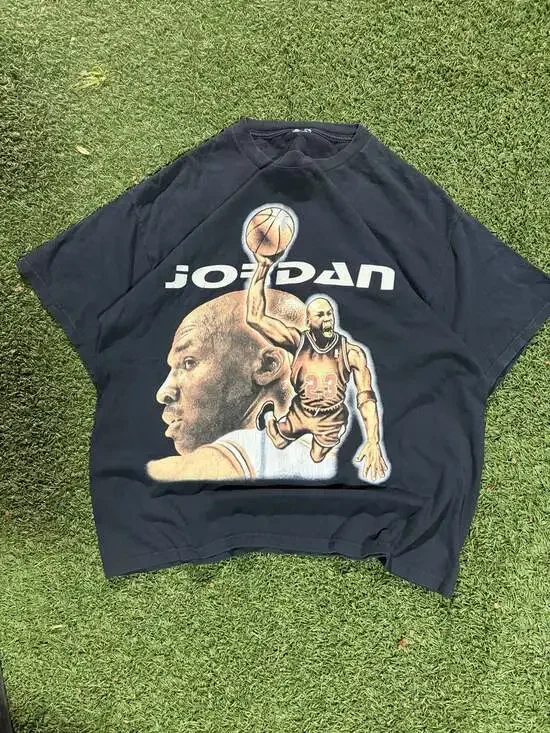 Vintage Michael Jordan Graphic T-Shirt Black