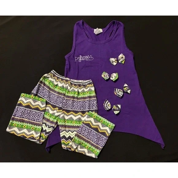 Little potatoes, girls size 6, 2 piece set, tank and capri pants