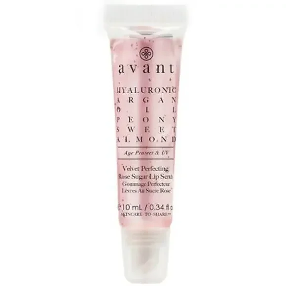 $69 New Avant Skincare Velvet Perfecting Rose Sugar Lip Scrub
