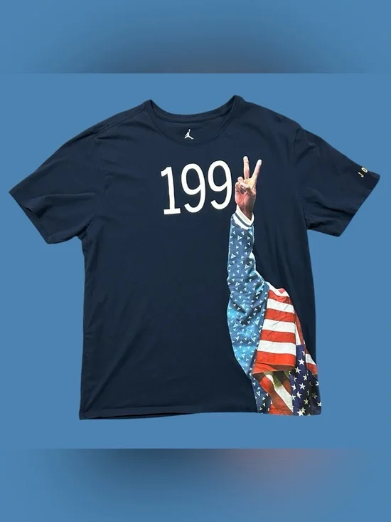 Nike Air Jordan Michael Jordan 1992 Barcelona Olympics Dream Team T-Shirt — XXL