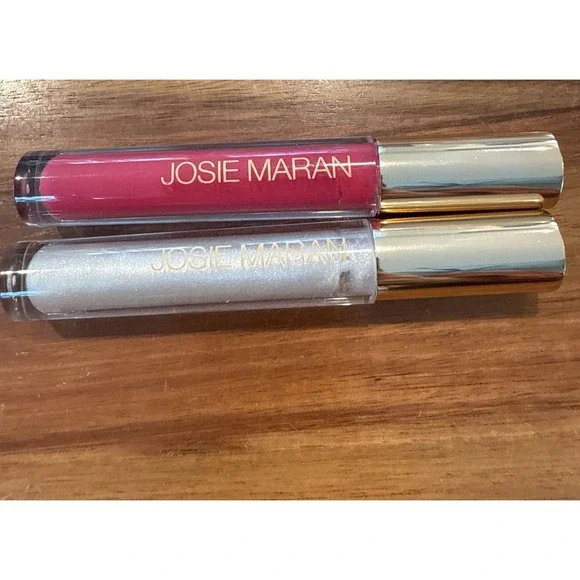 Josie Maran Argan Natural Volume Lip Gloss Duo Playdate Moondance 0.10oz