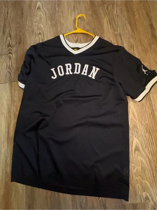 Jordan Men’s Black Jersey with White Accents