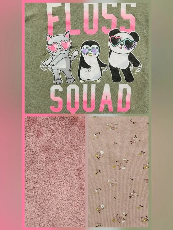 Girls 5T Sweet Pea Mix & Match Bundle | Pink Back To School Joggers | 4 Pieces