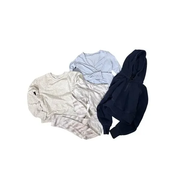 Girls Athleta Girl Bundle of 4 Sweatshirts Top and Leggings Sz M/L