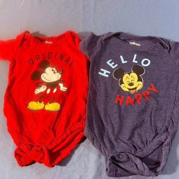 Disney baby Mickey Mouse 2-piece body suit 0-3 month