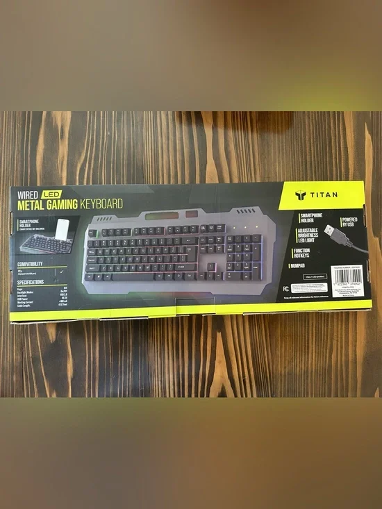 RGB Backlit Gaming Keyboard - Black