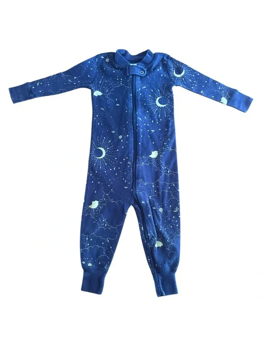Hanna Andersson Starry Night Celestial Organic Cotton Sleeper 70cm 6-12M