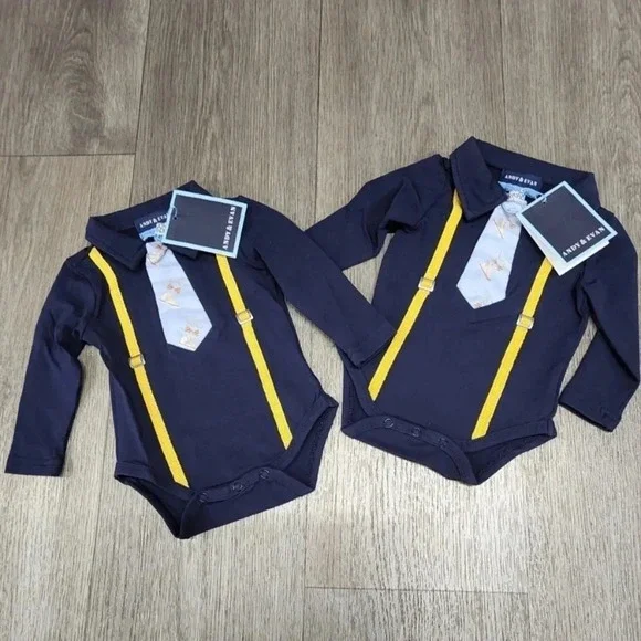 Andy and Evan Infant Onesie 3-6mos & 6-12mos