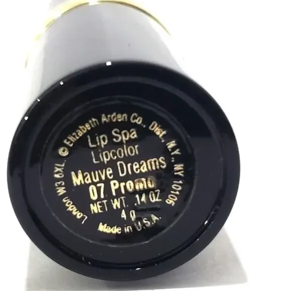 Elizabeth Arden Lip Spa Lip Color Mauve Dreams #07 Promo NEW .14 oz DISCONTINUED
