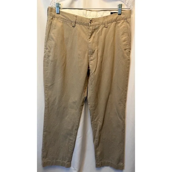 Polo Ralph Lauren‎ Classic Fit Size 34x30 Cotton Twill Chino Straight Pants Tan