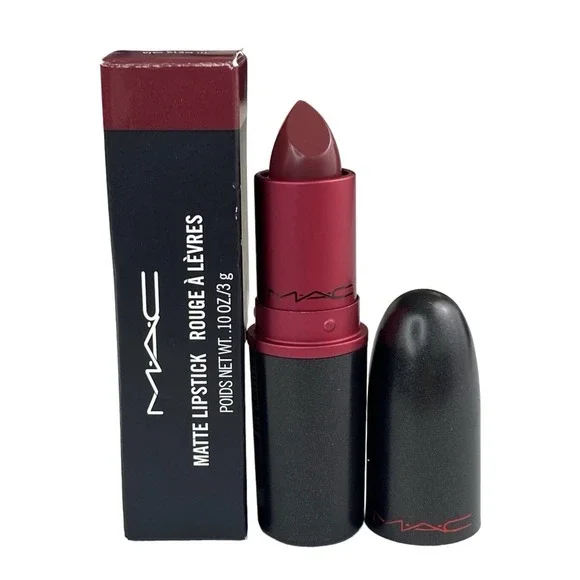 MAC Cosmetics Viva Glam III‎ Matte Lipstick 619 Plum Brown Stick Lippie NIB