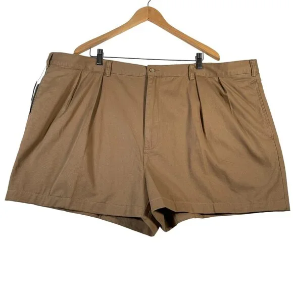 Polo Ralph Lauren Shorts Mens 50B Big‎ Khaki Tyler Chino Classic Pleated 3