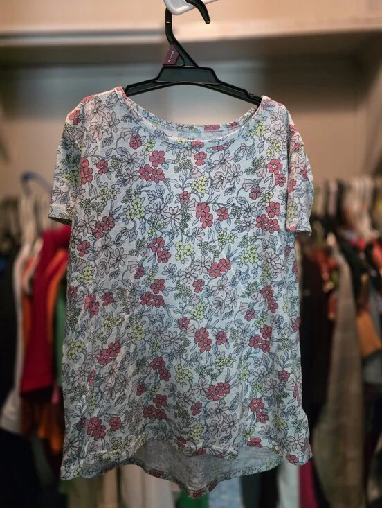 Gap Kids Girls Floral Short Sleeve T-Shirt
