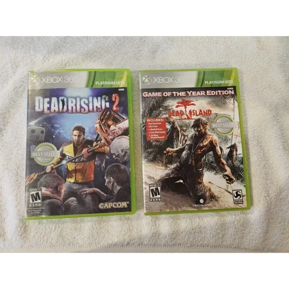 2 Microsoft Xbox 360 Games‎ Dead Island Game Of Year Edition & Dead Rising 2