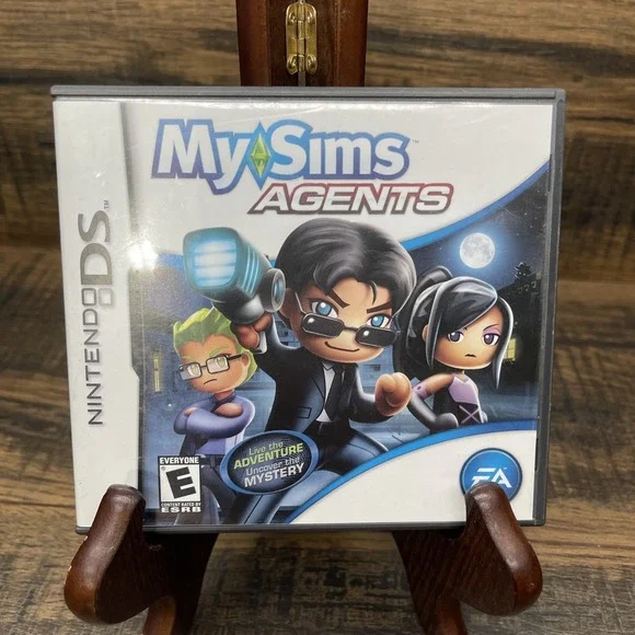 My Sims Agents‎ (Nintendo DS, 2009) Case And Manual ONLY