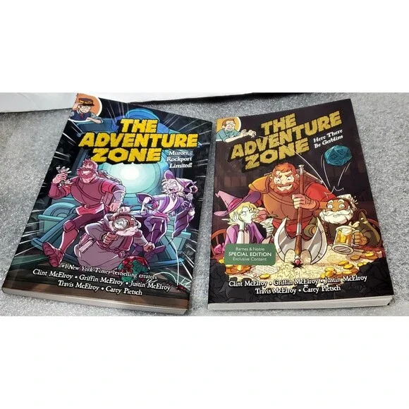 The Adventure Zone (Vol 1+2) Here There Be Gerblins, Murder Rockport Graphic Nov
