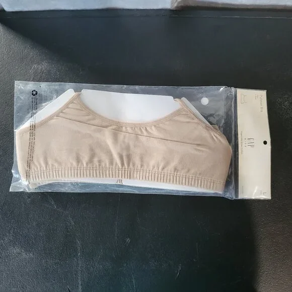 NWT GAP girls basic bra 2 pack (Inv #117)