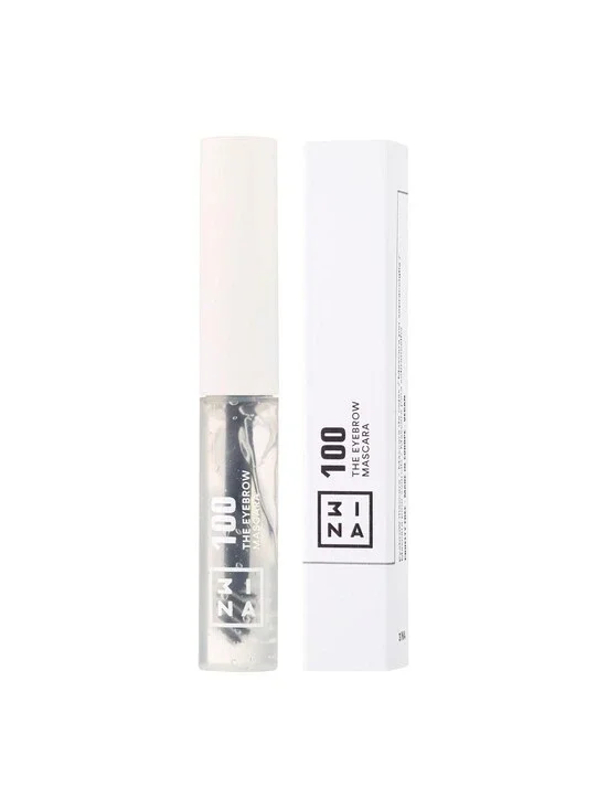 3INA MAKEUP The Eyebrow Mascara 100 Transparent 4mL Travel Size  **NEW**