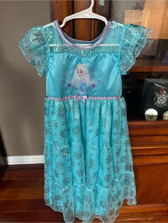 Frozen Queen Elsa Toddler Girls' Fantasy Nightgown Pajamas