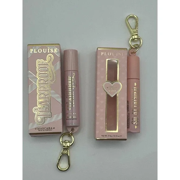 Plouise Tearproof Black Mascara & So Attached Pink Lash Glue Keychain‎ Mini Set